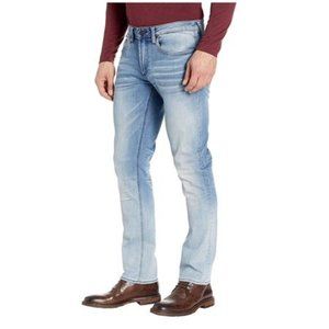 Buffalo David Bitton Ash X Slim Fit Jeans, Crinkled & Bleached, Size 38x30, NWT